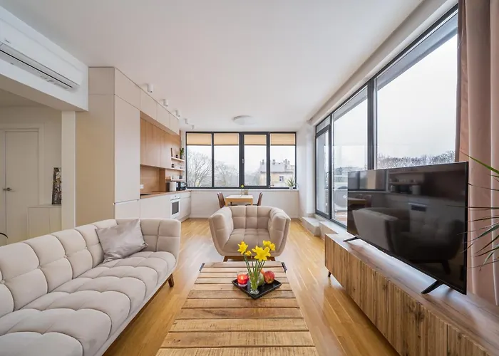 1-bedroom Penthouse With Underground Parking Рига