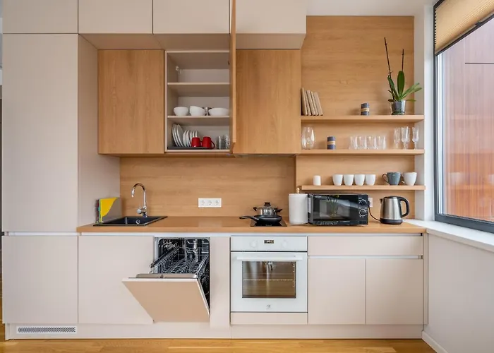 Апартаменты 1-bedroom Penthouse With Underground Parking